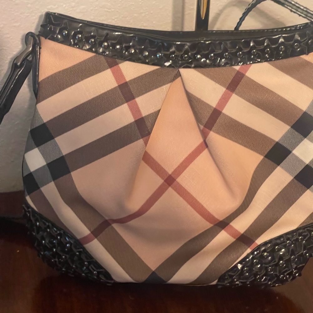 ✨Make an Offer!! ✨. Burberry Tan and Black Check Crossbody Bag- - Picture 5 of 9